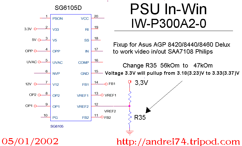 Sg6105dz схема блока питания